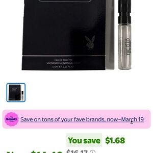 The Club Black Eau de Toilette Sample Spray